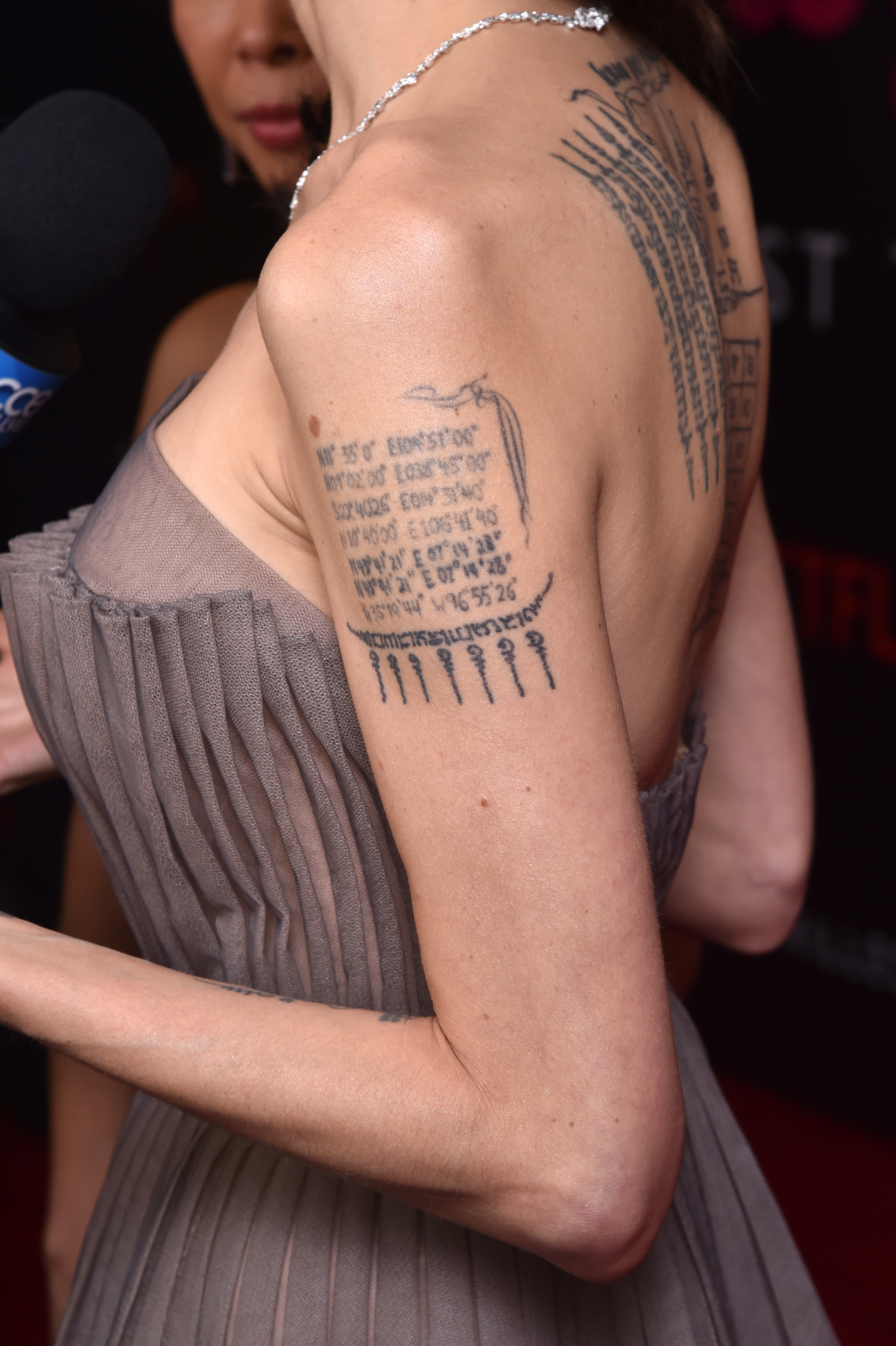 Angelina Jolie'S Tattoos: Photos Of Her Many Inkings