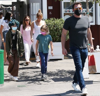 Jennifer Lopez and Ben Affleck out and about, Brentwood Country Mart, Los Angeles, California, USA - 09 Jul 2021