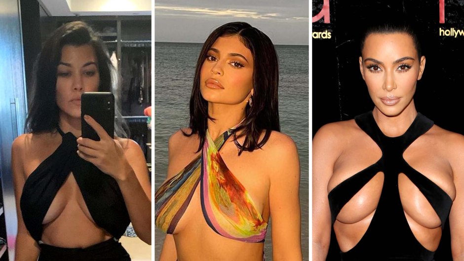The Kar Jenners Show Off Underboob Trend See Skin Baring Styles
