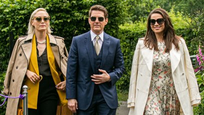 Tom Cruise Attends Wimbledon With 'Mission: Impossible 7' Costars Hayley Atwell and Pom Klementieff