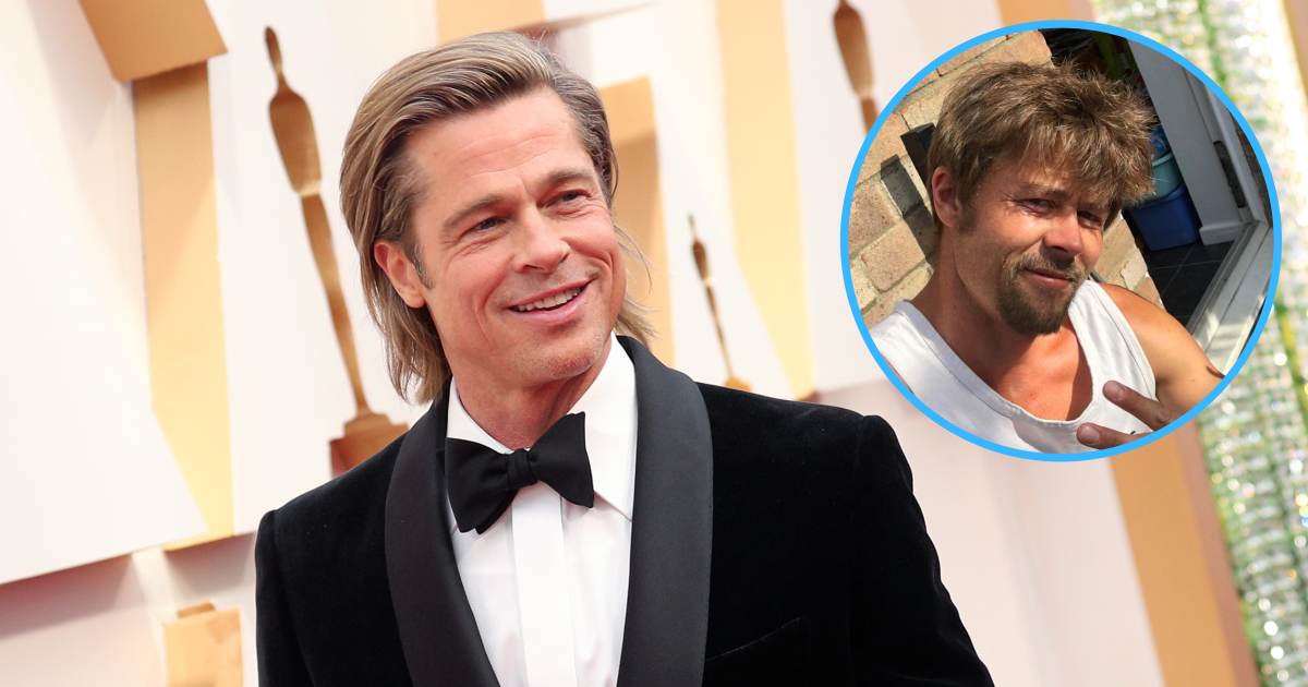 Pitt look alike brad Brad Pitt