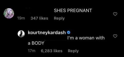 Kourtney Kardashian Shuts Down Pregnancy Rumors With Travis