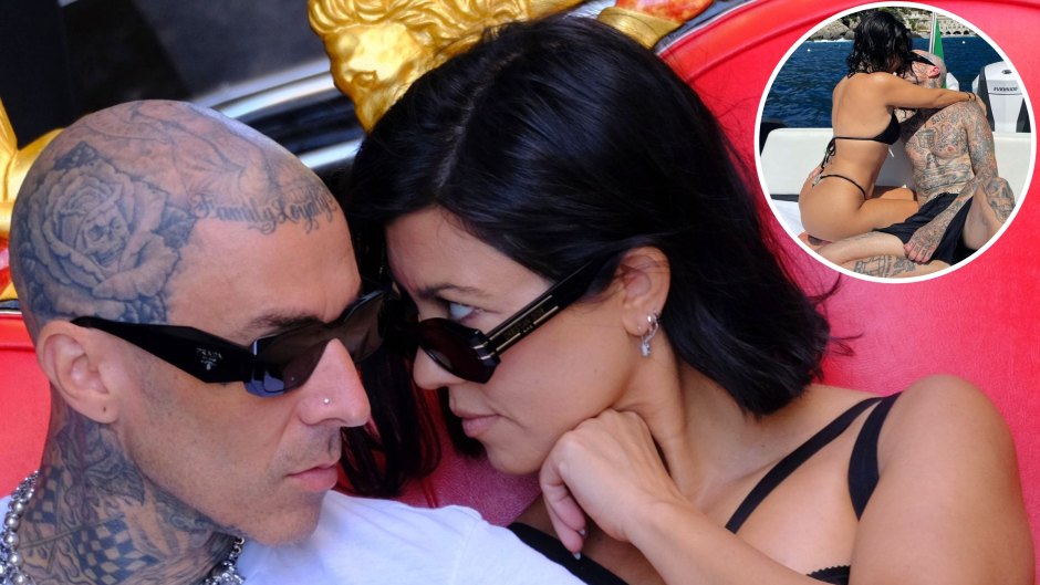 Venice Lovers! Kourtney Kardashian and Boyfriend Travis Barker Pack On the PDA in Italy
