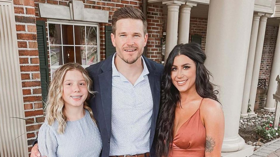 Chelsea Houskas Husband Cole Her Daughter Aubree Coordinate Outfits Wedding