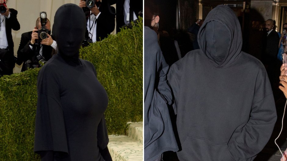 Kim Kardashian Matches Kanye West at Met Gala Amid Divorce