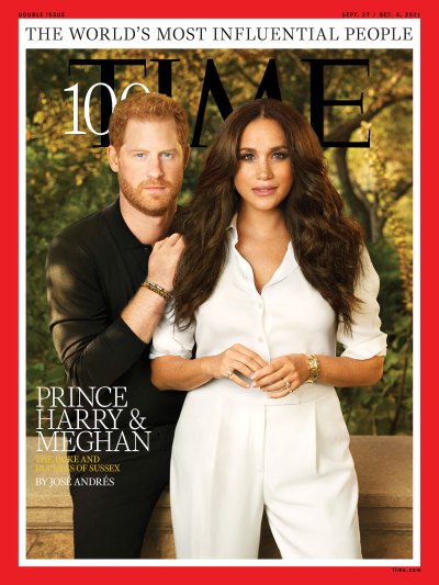 Prince Harry Meghan Markle Time 100 Cover Gets Slammed Heavy Airbrushing It Looks So Fake