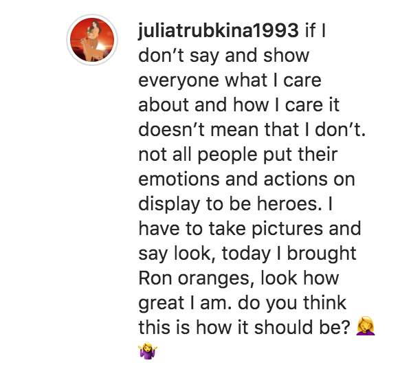 Julia Comment