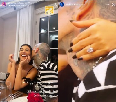 Kourtney Kardashian Engagement Ring Photos
