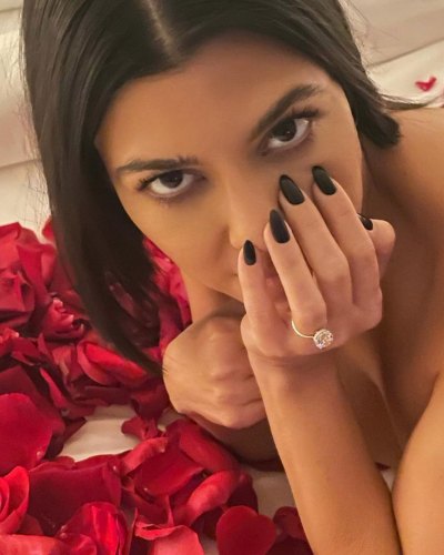 Kourtney Kardashian Posts Sexy Photo From Travis Proposal Night 2