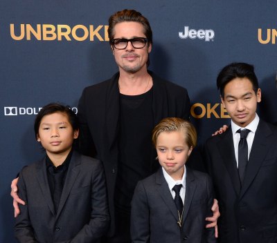 Brad Pitt Shiloh Red Carpet Photos Unbroken Premiere 2014