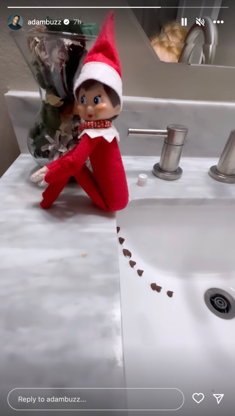 Elf on a Shelf at the Busby house