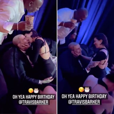 Kourtney Kardashian Travis Barker Lap Dance