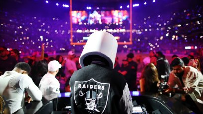 Marshmello Performs Halftime Show at 'One-of-a-Kind' Wynn Field Club in Las Vegas