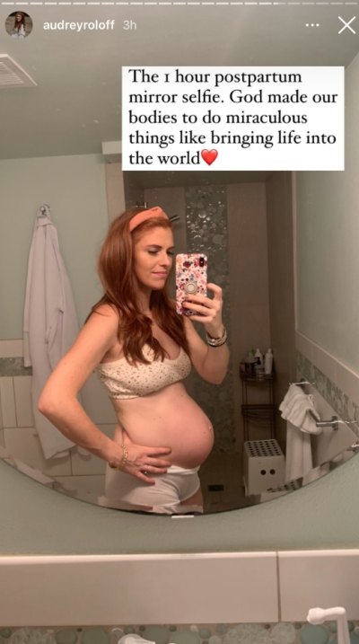 Audrey Roloff Flaunts Postpartum Body 1 Hour After Welcoming Son Radley