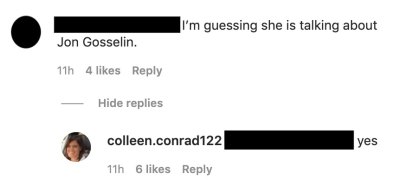 Colleen Conrad responds to follower