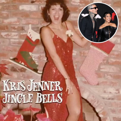 Sleigh! Kris Jenner Releases Cover of ‘Jingle Bells’ With Kourtney Kardashian and Travis Barker