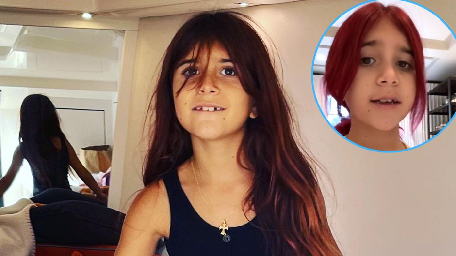 Penelope Disick Dyes Her Hair Red in Dramatic TikTok Reveal