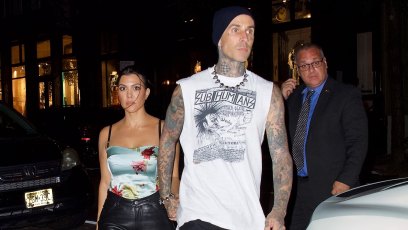 Kourtney Kardashian's Tattoos In New Photo: Copying Travis Barker?