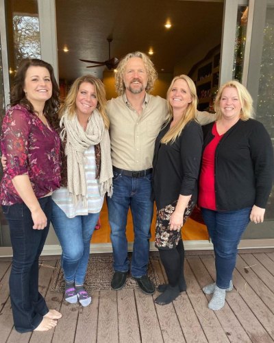 Kody Brown with 'Sister Wives' Christine, Meri, Janelle, Robyn