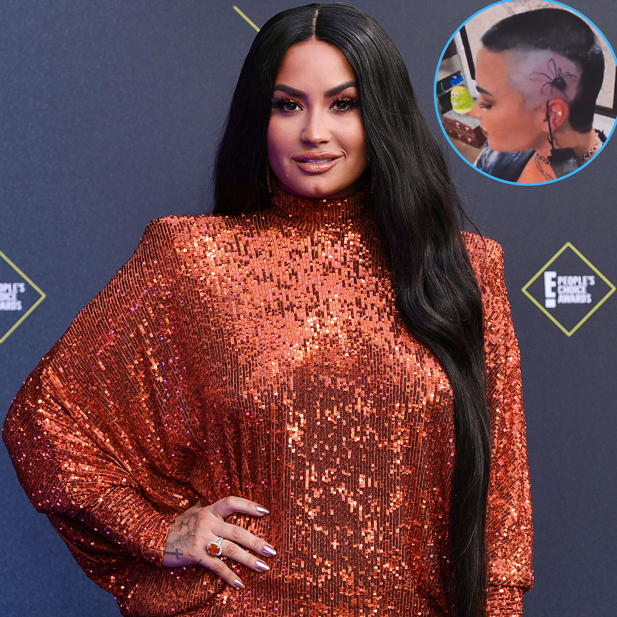What Does Demi Lovato's Spider Tattoo Mean Head Piece Explained