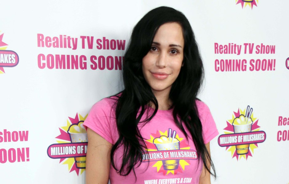 Nadya Suleman Makes Rare Outing With Her Kids in Bizarre Outfit