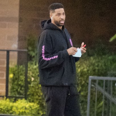 Tristan Thompson Spotted Out With Mystery Woman on His Lap at Bar After Paternity Scandal