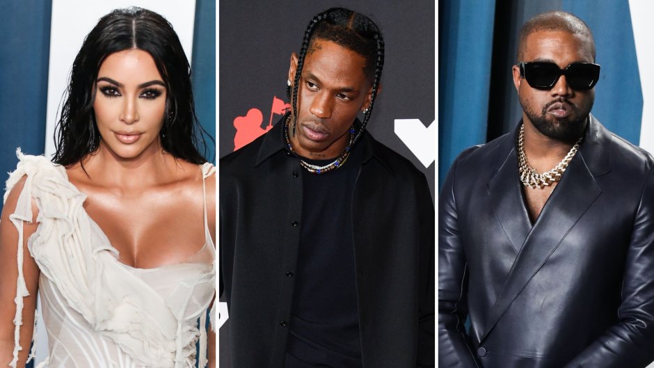 Kim Kardashian 'Disappointed' by Travis Scott Hanging Out With Kanye West Amid Ongoing Drama