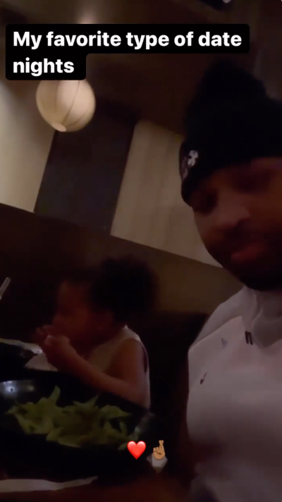 Tristan Thompson Has 'Date Night' With Daughter True in Rare Photo