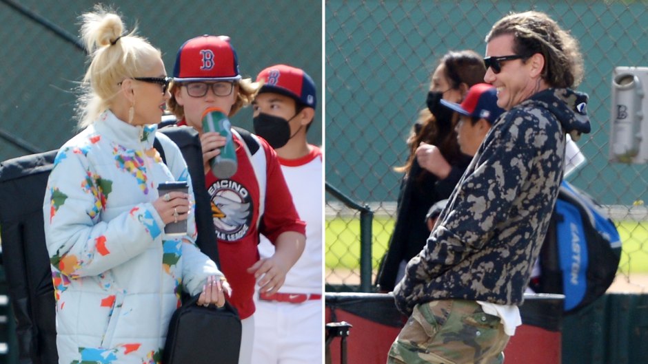 Gwen Stefani and Gavin Rossdale Attend Son Zuma's Baseball Game