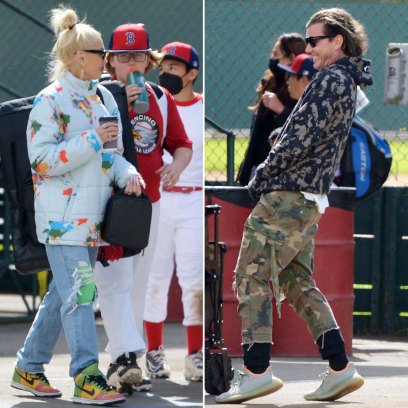 Gwen Stefani and Gavin Rossdale Attend Son Zuma's Baseball Game