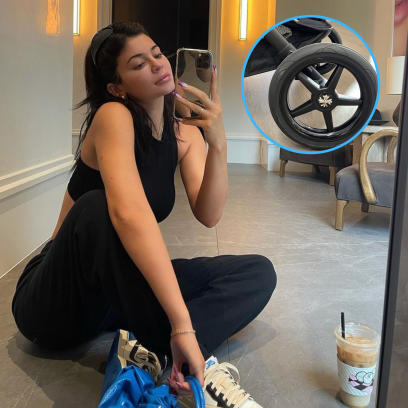 Kylie Jenner Gets Baby Stroller From Kendall and Kris Photos