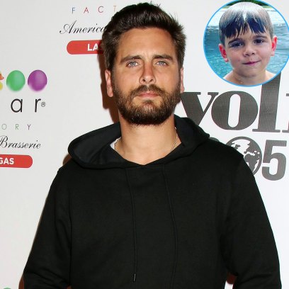 Scott Disick Shares Rare Photo of Son Reign in Front of a Race Car