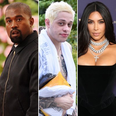 Kanye West Claims Pete Davidson Allegedly Texted Him ‘Bragging’ About ‘Being in Bed’ With Kim Kardashian 