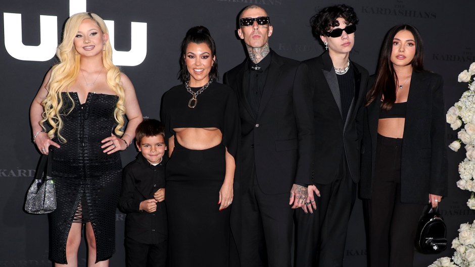 Fans Accuse Travis Barker of Omitting Kourtney Kardashian's Son Mason From 'Family' Tribute