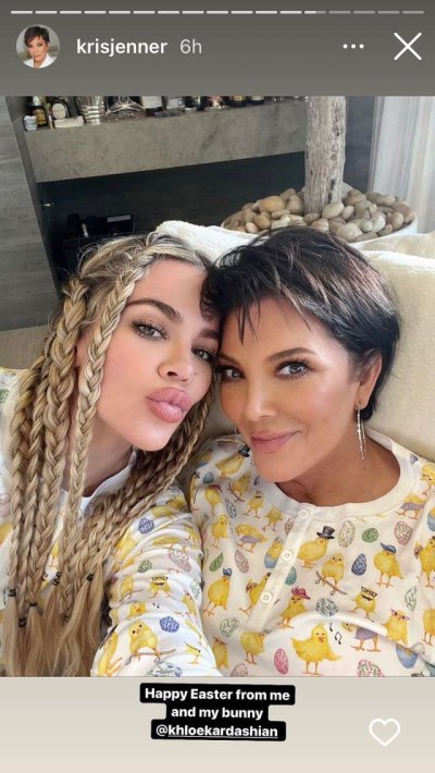 Kris Jenner Accused of Major Photoshop Fail in Easter Selfie With Khloe