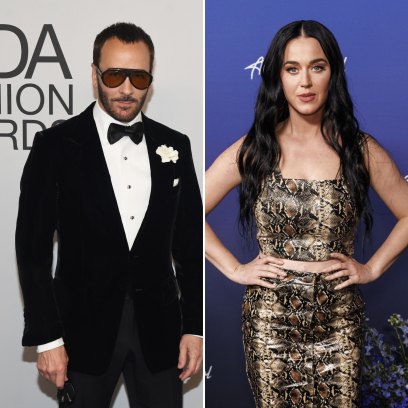 Tom Ford Shades Katy Perry’s Past Met Gala Outfits Including Hamburger and Chandelier Dresses