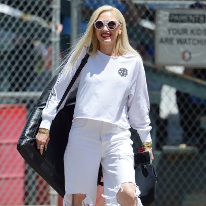 Gwen Stefani and Ex-Husband Gavin Rossdale Seemingly Ignore Each Other at Son Zuma's Baseball Game