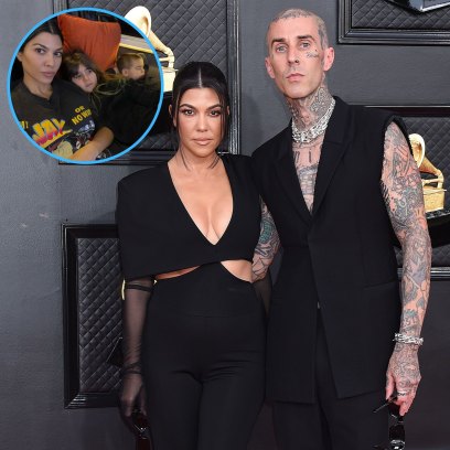 Kourtney Kardashian and Scott Disick's Kids React to 'Not Exciting' Travis Barker's Engagement