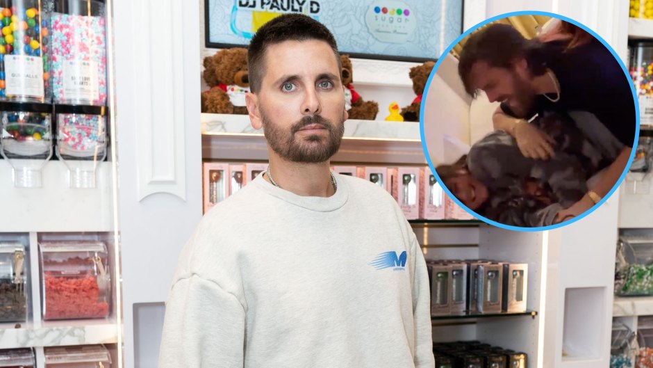Scott Disick's Kids Mason, Reign and Penelope Playfully Attack Him in B-Day Video: ‘Blessing’ 