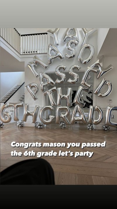 Scott Disick Celebrates Son Mason Disick 'Passing the 6th Grade': Photos