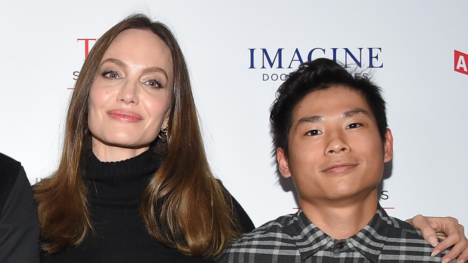 Angelina Jolie, Son Pax Depart From Heathrow Airport: Photos