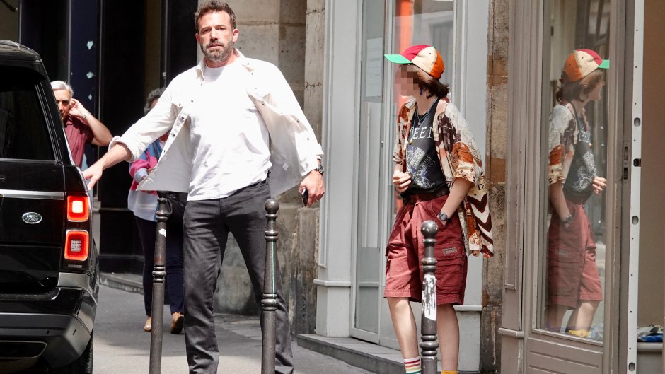 Ben Affleck and Youngest Daughter Seraphina Go Shopping in Paris Amid Honeymoon With J. Lo