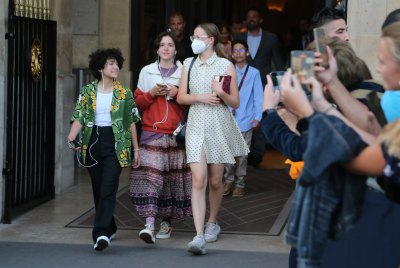 J. Lo and Child Emme Leave Paris Hotel With Ben Affleck: Photos