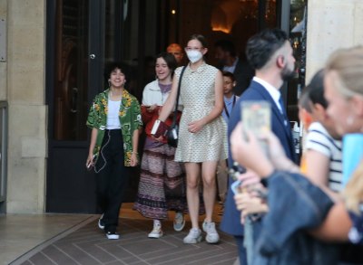 J. Lo and Child Emme Leave Paris Hotel With Ben Affleck: Photos