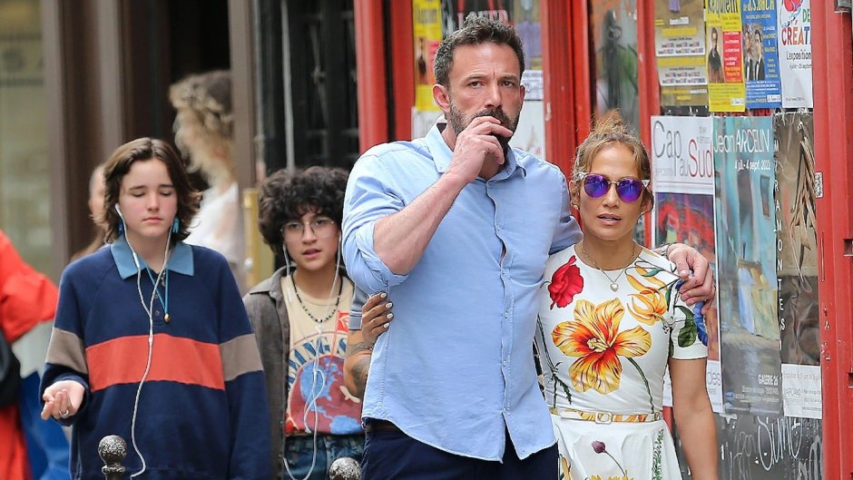 J. Lo, Ben Affleck and Kids Emme, Seraphina in L.A. Together