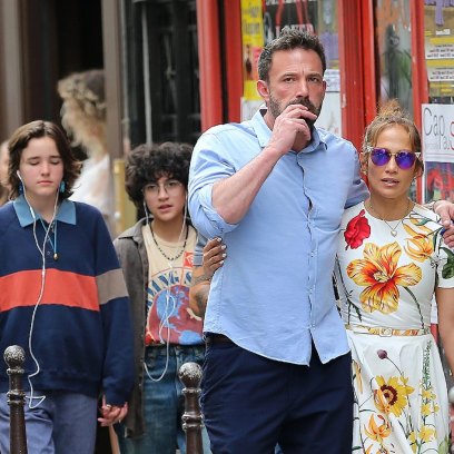 J. Lo, Ben Affleck and Kids Emme, Seraphina in L.A. Together