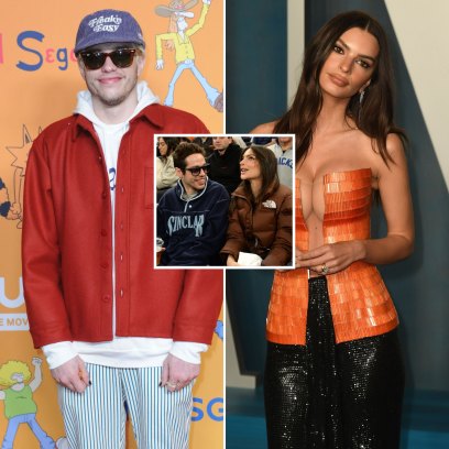 Pete Davidson and Emily Ratajkowski Are All Smiles at New York Knicks Game Amid Dating Rumors