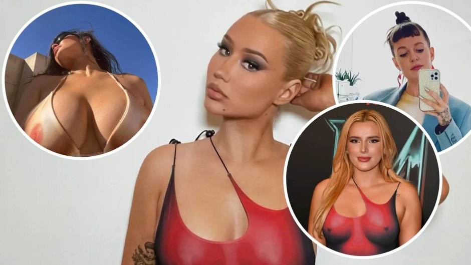 Stars Wearing Naked Outfits: Nude Illusion Dress, Top Photos