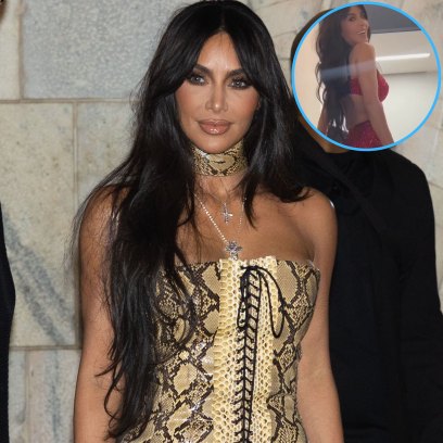 Kim Kardashian Can Barely Walk Upstairs in Tight Maxi Skirt at Milan Fashion Week: Watch the Clip