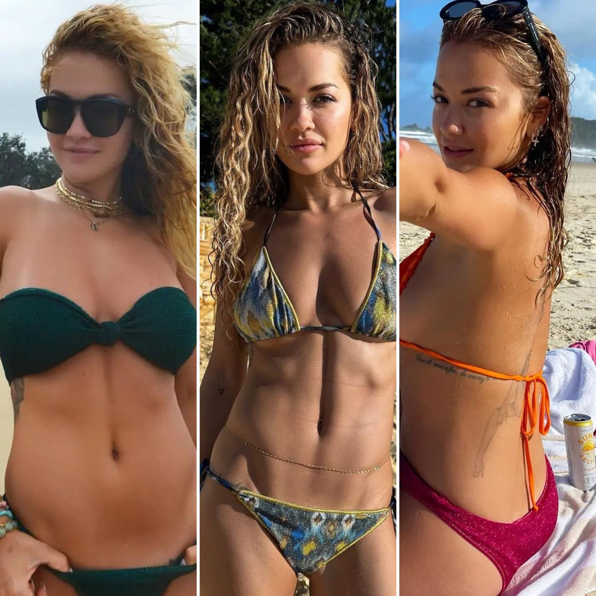 Rita Oras Hottest Bikini Photos and Swimsuit Looks Over the Years photo picture